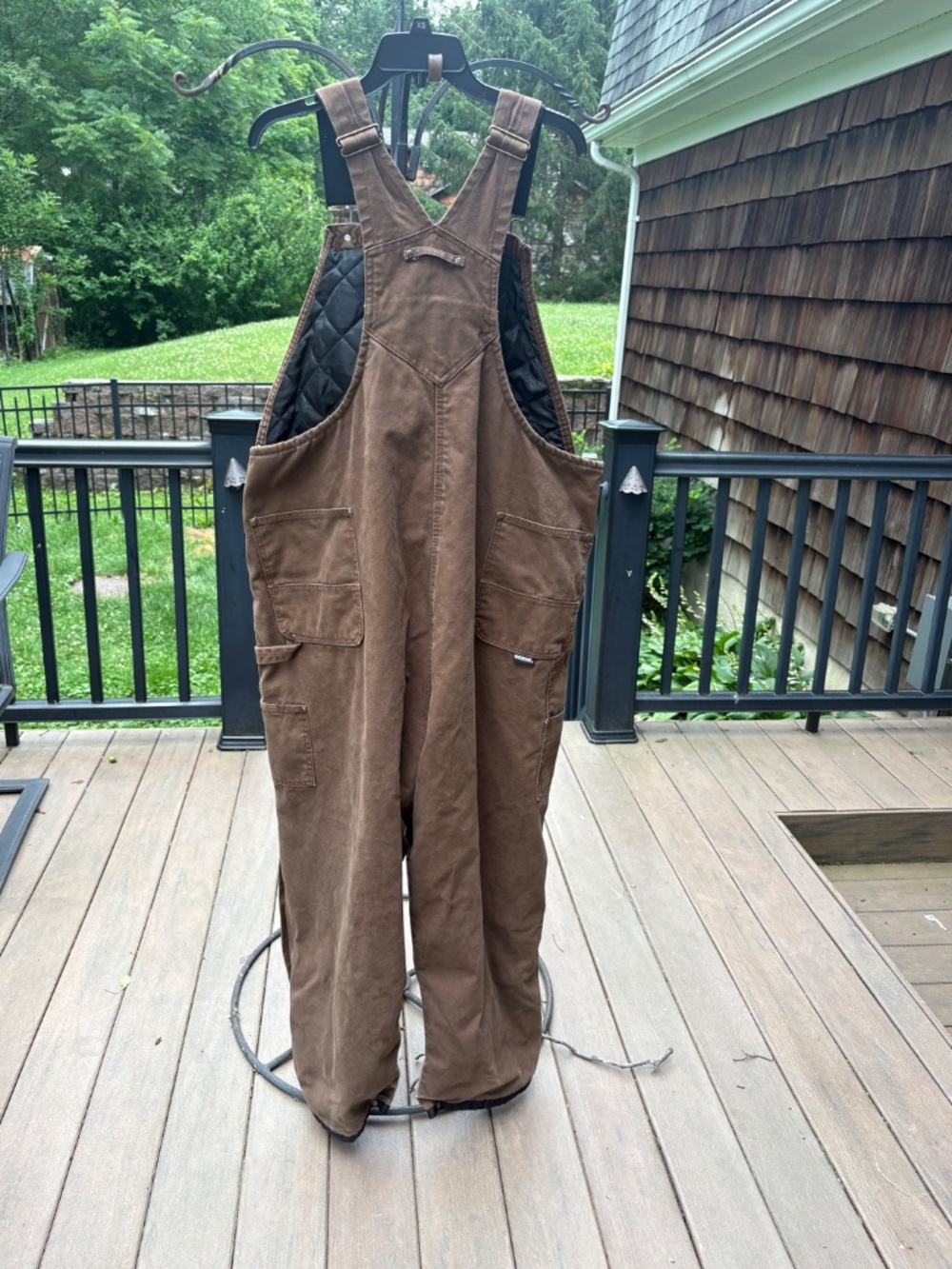 Berne Brown insulated Bib overalls - Women’s 2x Short - Picture 2 of 6